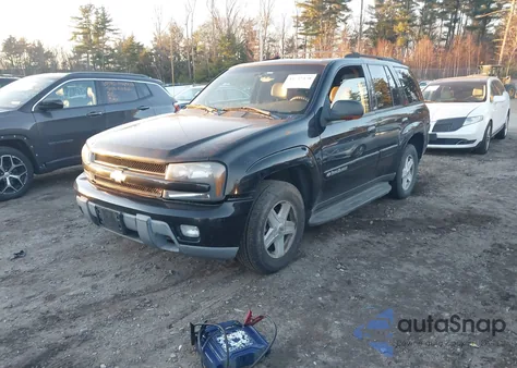 2002 Chevrolet Trailblazer Ltz из США, поврежденный, VIN 1GNDT13SX22510561